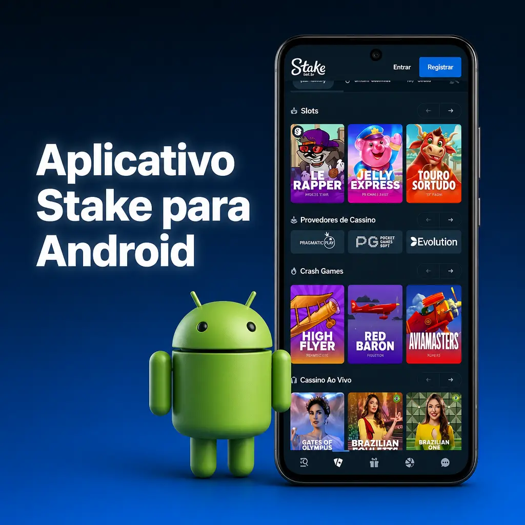 Aplicativo Stake para Android