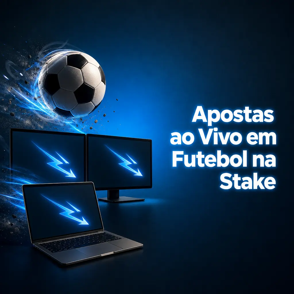 Apostas ao vivo em futebol na Stake com odds atualizadas em tempo real