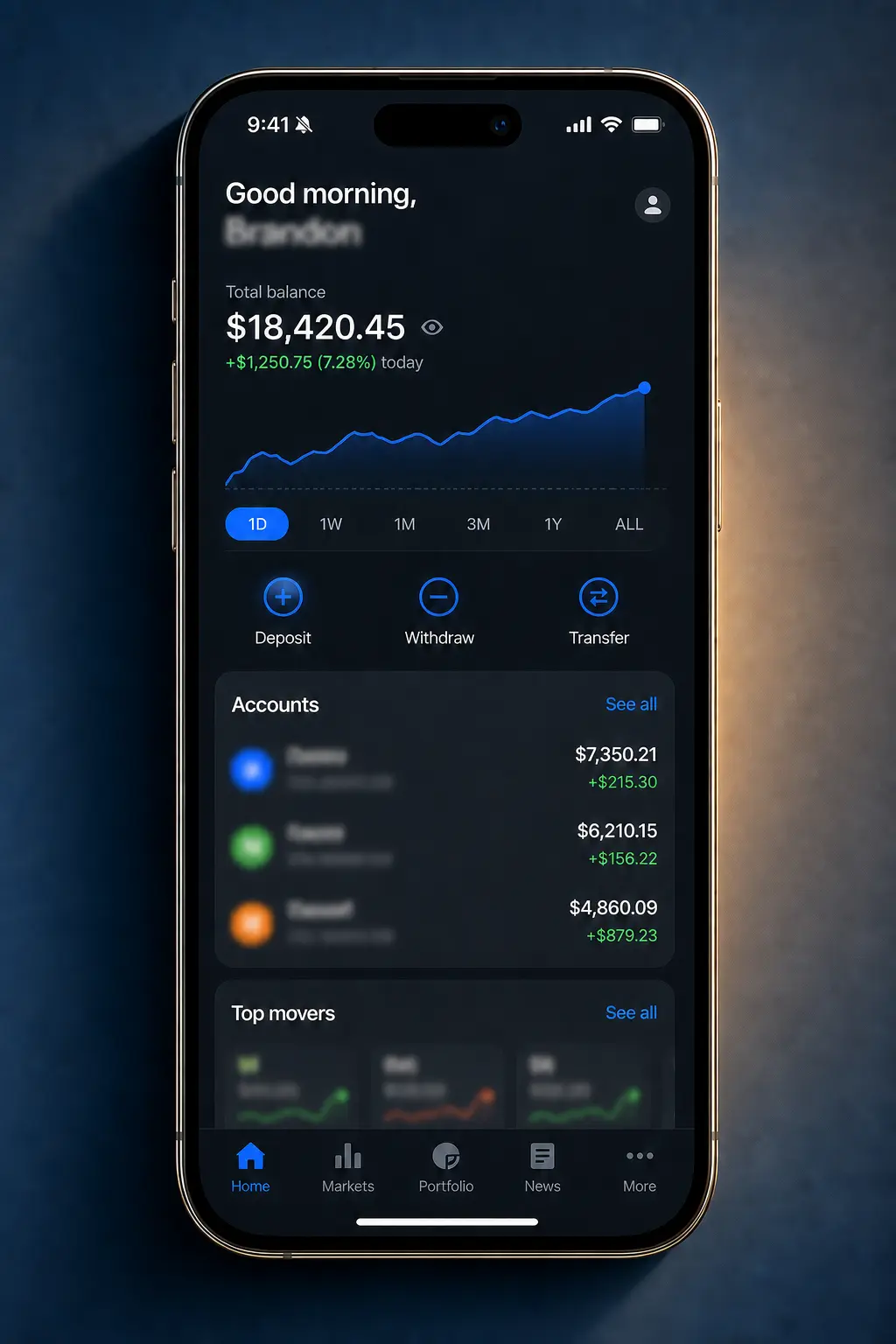 Instalação do app Stake para Android