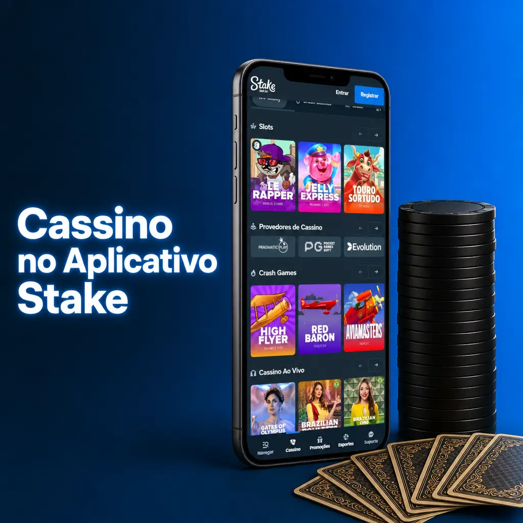 Cassino no aplicativo Stake com mais de 9.000 jogos disponíveis