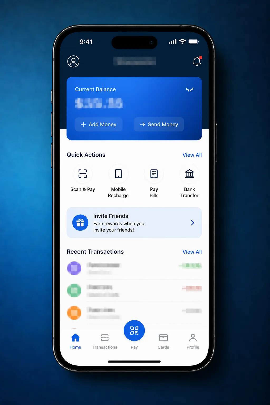 Instalação do app Stake no iOS