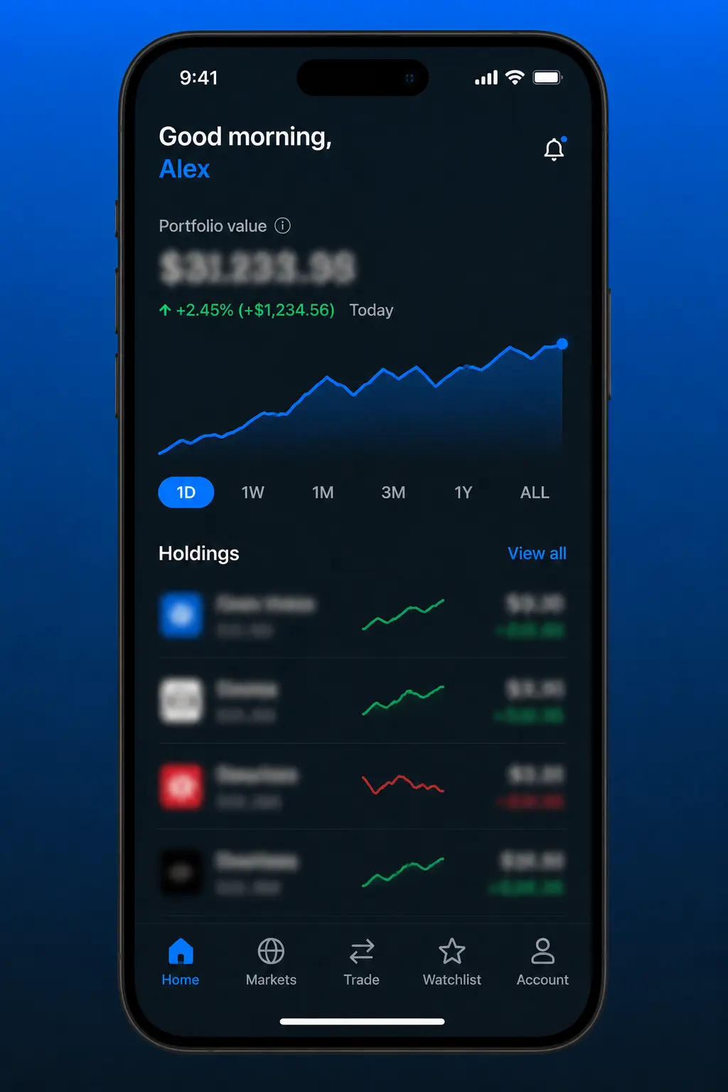 Instalação do app Stake no iOS via Safari