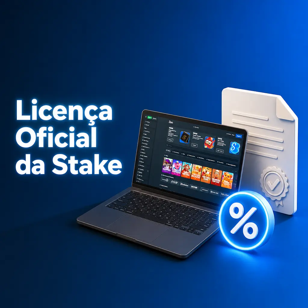 Licença oficial da Stake no Brasil e certificação internacional Curaçao Gaming Authority