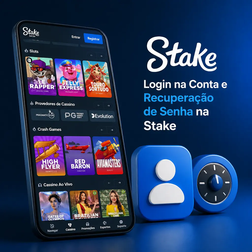 Login na conta Stake