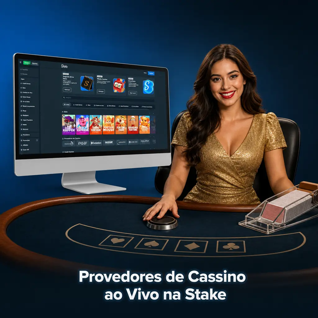 Provedores de cassino ao vivo na Stake — Evolution e Pragmatic Play Live