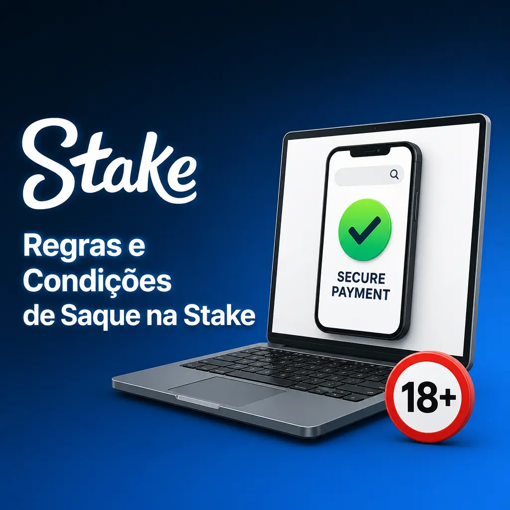 Regras e condições de saque na Stake