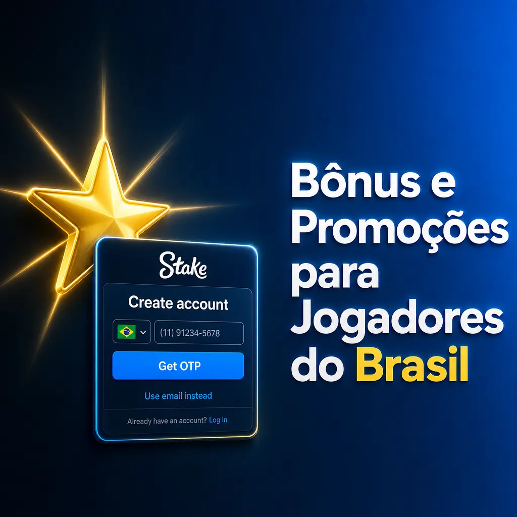 Bônus e promoções da Stake para jogadores brasileiros