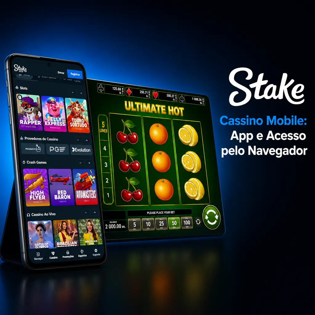 Stake cassino mobile app e acesso pelo navegador