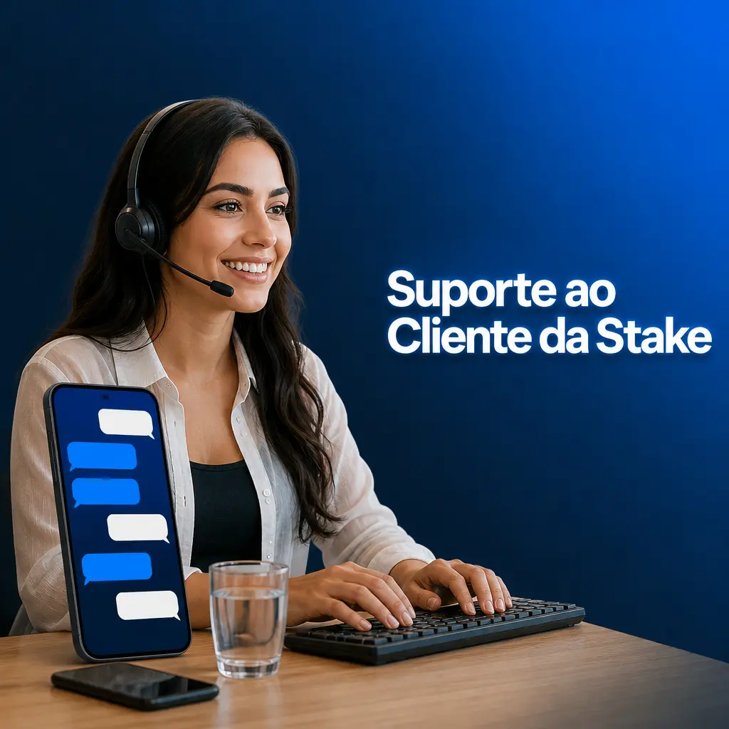 Suporte ao cliente da Stake disponível 24 horas por dia