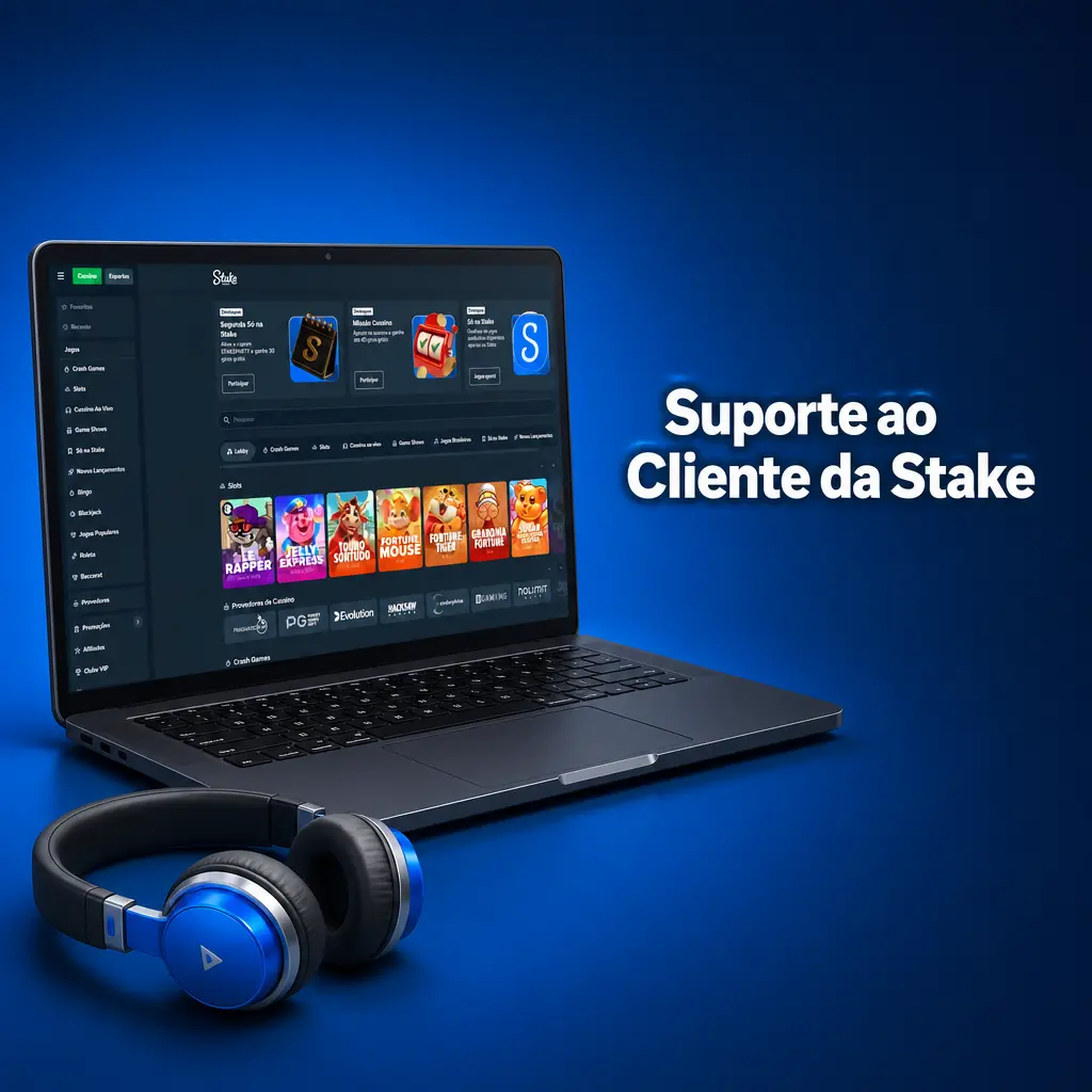 Canais de suporte ao cliente da Stake