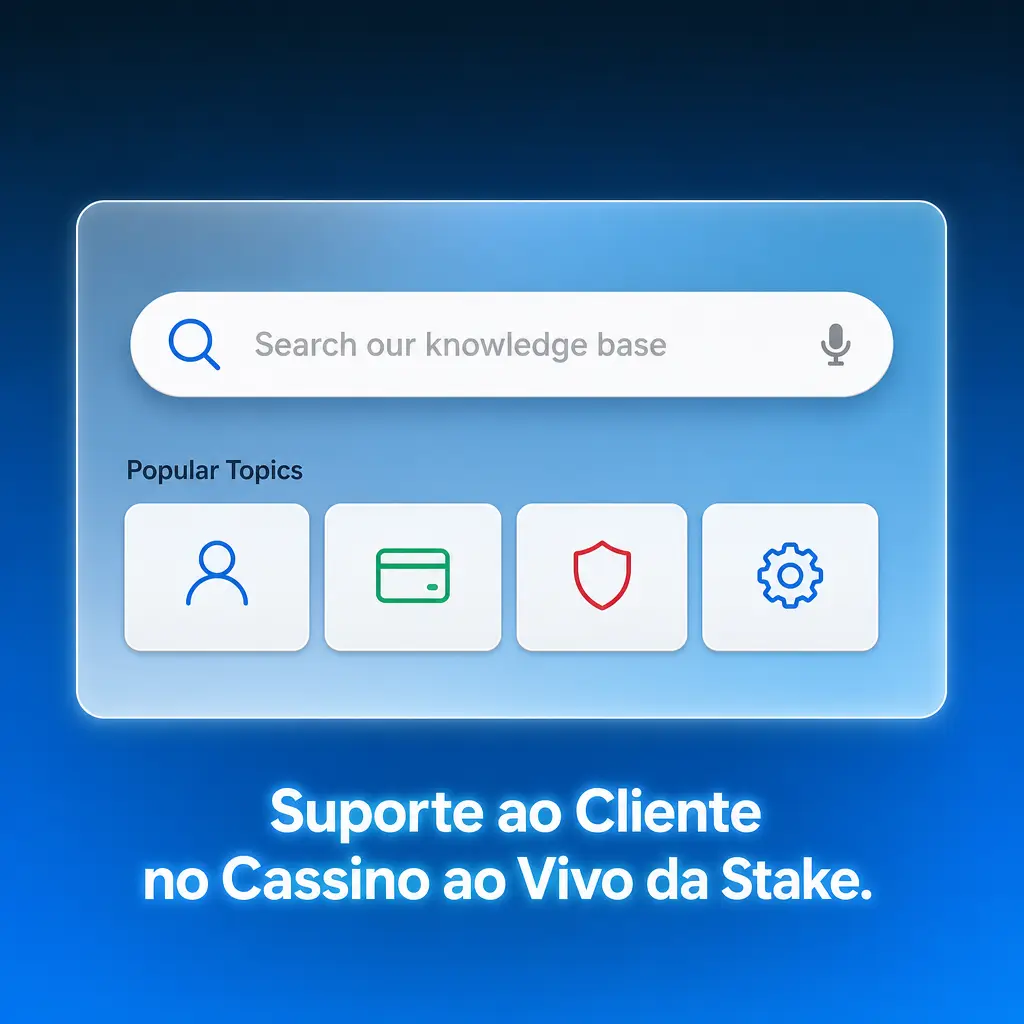 Suporte ao cliente do cassino ao vivo da Stake